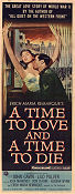A Time to Love and a Time to Die 1958 poster John Gavin Liselotte Pulver Douglas Sirk Affischen från: Australia
