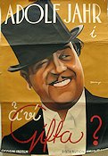Ä vi gifta? 1936 poster Adolf Jahr Eric Rohman art
