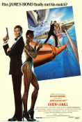 A View to a Kill 1985 poster Roger Moore Tanya Roberts Christopher Walken Grace Jones John Glen Broar