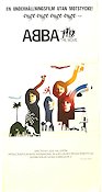 ABBA the Movie 1977 poster ABBA Agnetha Fältskog Anni-Frid Lyngstad Benny Andersson Björn Ulvaeus Robert Hughes Lasse Hallström Rock och pop Dokumentärer