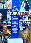 ABBA the Movie 1977 poster ABBA Agnetha Fältskog Anni-Frid Lyngstad Benny Andersson Björn Ulvaeus Robert Hughes Lasse Hallström Rock och pop Dokumentärer