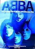 ABBA the Movie 1977 poster ABBA Agnetha Fältskog Anni-Frid Lyngstad Benny Andersson Björn Ulvaeus Robert Hughes Lasse Hallström Rock och pop Dokumentärer