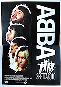 ABBA the Movie 1977 poster ABBA Agnetha Fältskog Anni-Frid Lyngstad Benny Andersson Björn Ulvaeus Robert Hughes Lasse Hallström Rock och pop Dokumentärer
