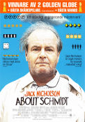 About Schmidt 2002 poster Jack Nicholson Hope Davis Dermot Mulroney Alexander Payne