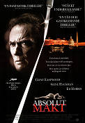 Absolut makt 1997 poster Gene Hackman Ed Harris Laura Linney Scott Glenn Clint Eastwood