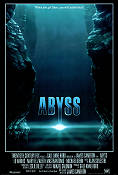 The Abyss 1989 poster Ed Harris Michael Biehn James Cameron