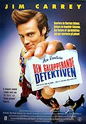 Ace Ventura: Pet Detective 1994 poster Jim Carrey Courteney Cox Sean Young Tom Shadyac Hundar