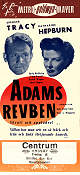 Adams revben 1949 poster Spencer Tracy Katharine Hepburn George Cukor