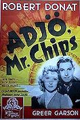 Adjö Mr Chips 1939 poster Robert Donat Greer Garson