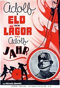 Adolf i eld och lågor 1939 poster Adolf Jahr Brand