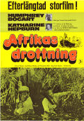 Afrikas drottning 1951 poster Humphrey Bogart Katharine Hepburn Robert Morley John Huston Hitta mer: Africa Skepp och båtar