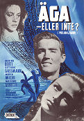 Äga eller inte 1947 poster Massimo Girotti Marina Berti Vittorio Gassman Giovanni Paolucci