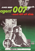 Gamla James Bond affischer Agent 007 med rätt att döda 1963 vi köper