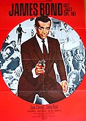 Agent 007 med rätt att döda 1962 poster Sean Connery Ursula Andress Terence Young Text: Ian Fleming Agenter