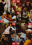 Agent 007 ser rött 1963 lobbykort Sean Connery Daniela Bianchi Terence Young Ryssland Agenter