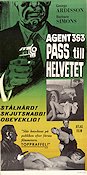 Agent 3S3 pass till helvetet 1965 poster George Ardisson Bruna Simionato Georges Riviere Sergio Sollima Agenter