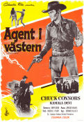 Agent i västern 1965 poster Chuck Connors Kamala Devi Wendell Corey Bernard McEveety