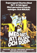 Agent no 1 Med rätt att älska och döda 1979 poster Gareth Hunt Nick Tate Fiona Curzon Lindsay Shonteff Agenter