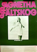 Agnetha Fältskog en Cupolartist EMA Telstar 1972 poster Agnetha Fältskog ABBA Rock och pop