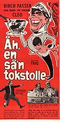 Åh en sån tokstolle 1967 poster Dirch Passer Danmark