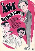 Åke klarar biffen 1952 poster Åke Söderblom