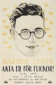 Akta er för flickor 1924 poster Harold Lloyd