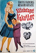 Aktiebolaget kokotter 1960 poster Anita Ekberg Renato Rascel