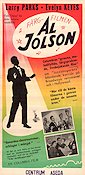 Al Jolson 1946 poster Larry Parks Evelyn Keyes