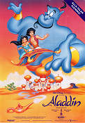Aladdin Disney 1992 poster Scott Weinger Ron Clements Animerat