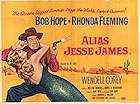 Alias Jesse James 1959 poster Bob Hope Rhonda Fleming