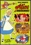 Alice i Underlandet 1951 poster Kathryn Beaumont Clyde Geronimi Animerat