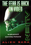 Alien 1979 poster Sigourney Weaver Tom Skerritt John Hurt Yaphet Kotto Veronica Cartwright Ridley Scott