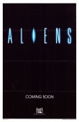 Aliens 1986 poster Sigourney Weaver Michael Biehn Carrie Henn James Cameron Vapen