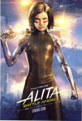 Alita: Battle Angel 2019 poster Rosa Salazar Christoph Waltz Jennifer Connelly Robert Rodriguez