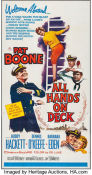 All Hands on Deck 1961 poster Pat Boone Buddy Hackett Dennis O´Keefe Barbara Eden Norman Taurog Hitta mer: Large poster Skepp och båtar