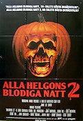 Alla helgons blodiga natt 2 1981 poster Jamie Lee Curtis Halloween John Carpenter