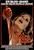 Alla helgons blodiga natt 1978 poster Donald Pleasence Jamie Lee Curtis Tony Moran John Carpenter Vapen