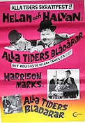 Alla tiders blådårar 1968 poster Laurel and Hardy Helan och Halvan Harrison Marks