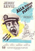Alla tiders flottist 1959 poster Jerry Lewis Dina Merrill Norman Taurog Skepp och båtar