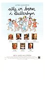 Alla vi barn i Bullerbyn 1986 poster Linda Bergström Crispin Dickson Wendenius Henrik Larsson Lasse Hallström Text: Astrid Lindgren Affischkonstnär: Ilon Wikland Barn