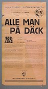 Alle man på däck 1934 poster James Cagney Gloria Stuart