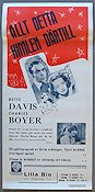 Allt detta och himlen därtill 1940 poster Charles Boyer Bette Davis