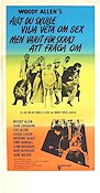 Allt du skulle vilja veta om sex 1972 poster John Carradine Burt Reynolds Woody Allen