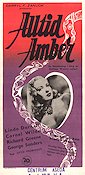 Alltid Amber 1947 poster Linda Darnell Otto Preminger