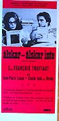 Älskar älskar inte 1971 poster Jean-Pierre Léaud Francois Truffaut