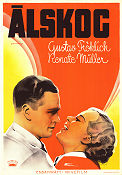 Älskog 1935 poster Renate Müller Gustav Fröhlich Heinrich Schroth Erich Waschneck Eric Rohman art