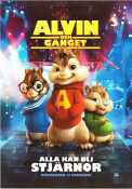 Alvin och gänget 2007 poster Jason Lee Tim Hill Animerat