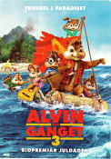 Alvin och gänget 3 2011 poster Justin Long Mike Mitchell Animerat Skepp och båtar