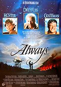 Always 1989 poster Holly Hunter John Goodman Richard Dreyfuss Steven Spielberg Romantik Flyg