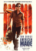 American Made 2017 poster Tom Cruise Domhnall Gleeson Sarah Wright Doug Liman